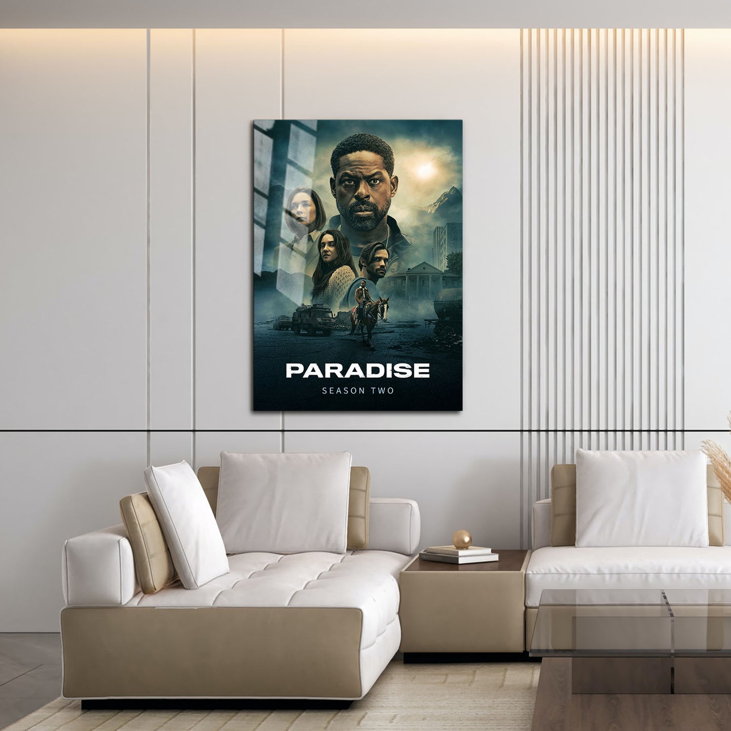 Flex Designs Metal Poster Paradise Season 2 16 x 24" Home Goods - TV Show 2025 TV Show Metal Poster