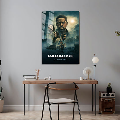 Flex Designs Metal Poster Paradise Season 2 5 x 7" Home Goods - TV Show 2025 TV Show Metal Poster