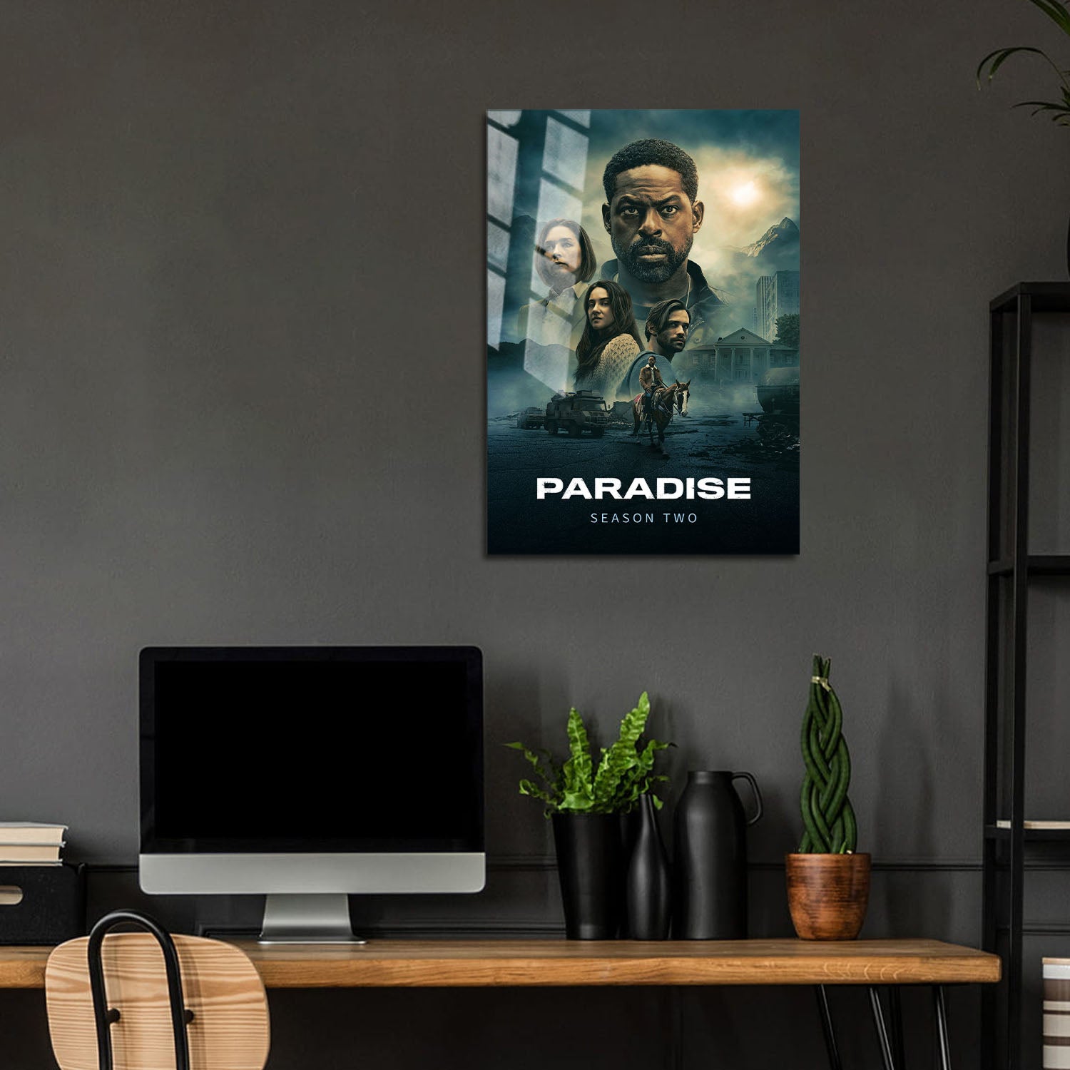 Flex Designs Metal Poster Paradise Season 2 24 x 36" Home Goods - TV Show 2025 TV Show Metal Poster