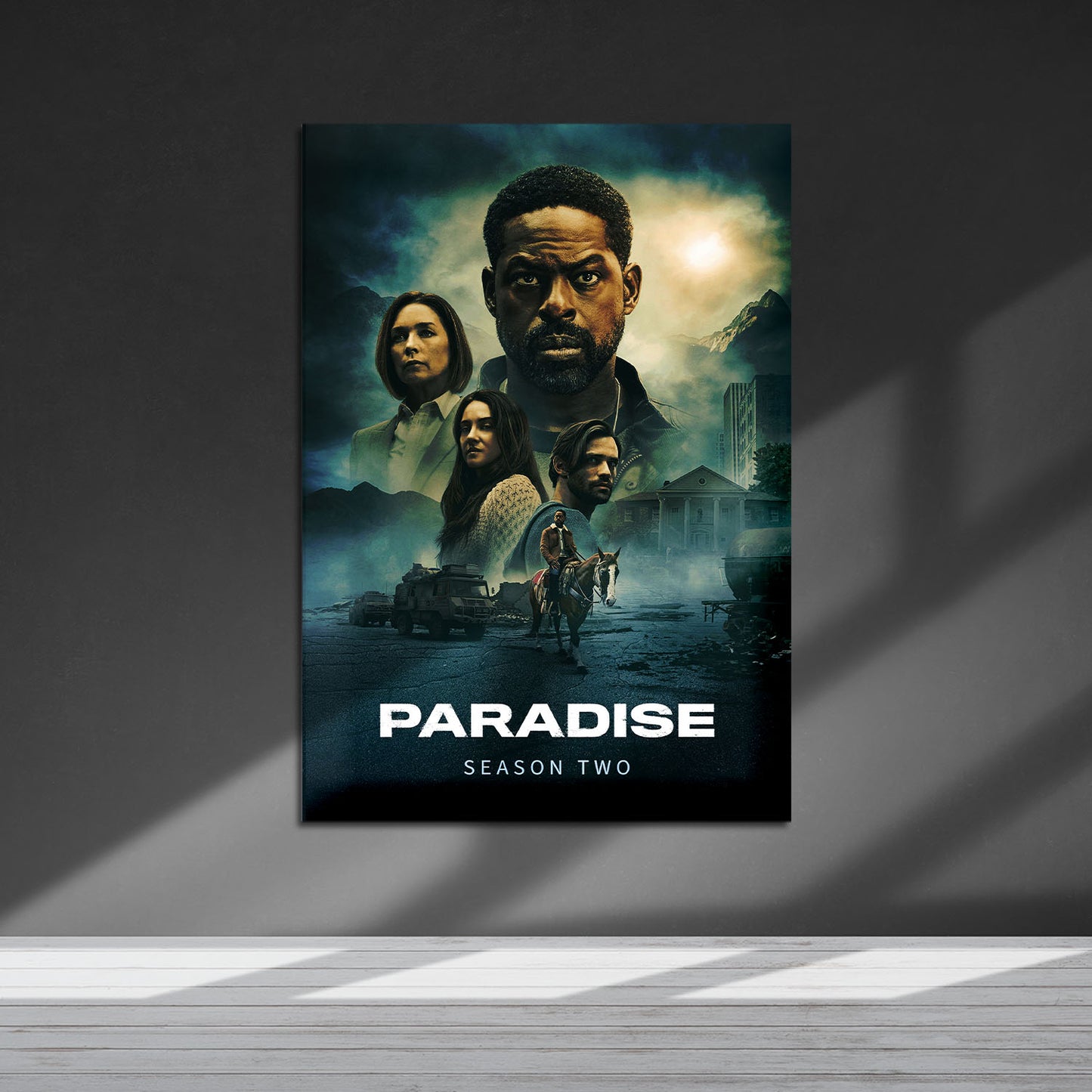 Flex Designs Metal Poster Paradise Season 2 5 x 7" Home Goods - TV Show 2025 TV Show Metal Poster