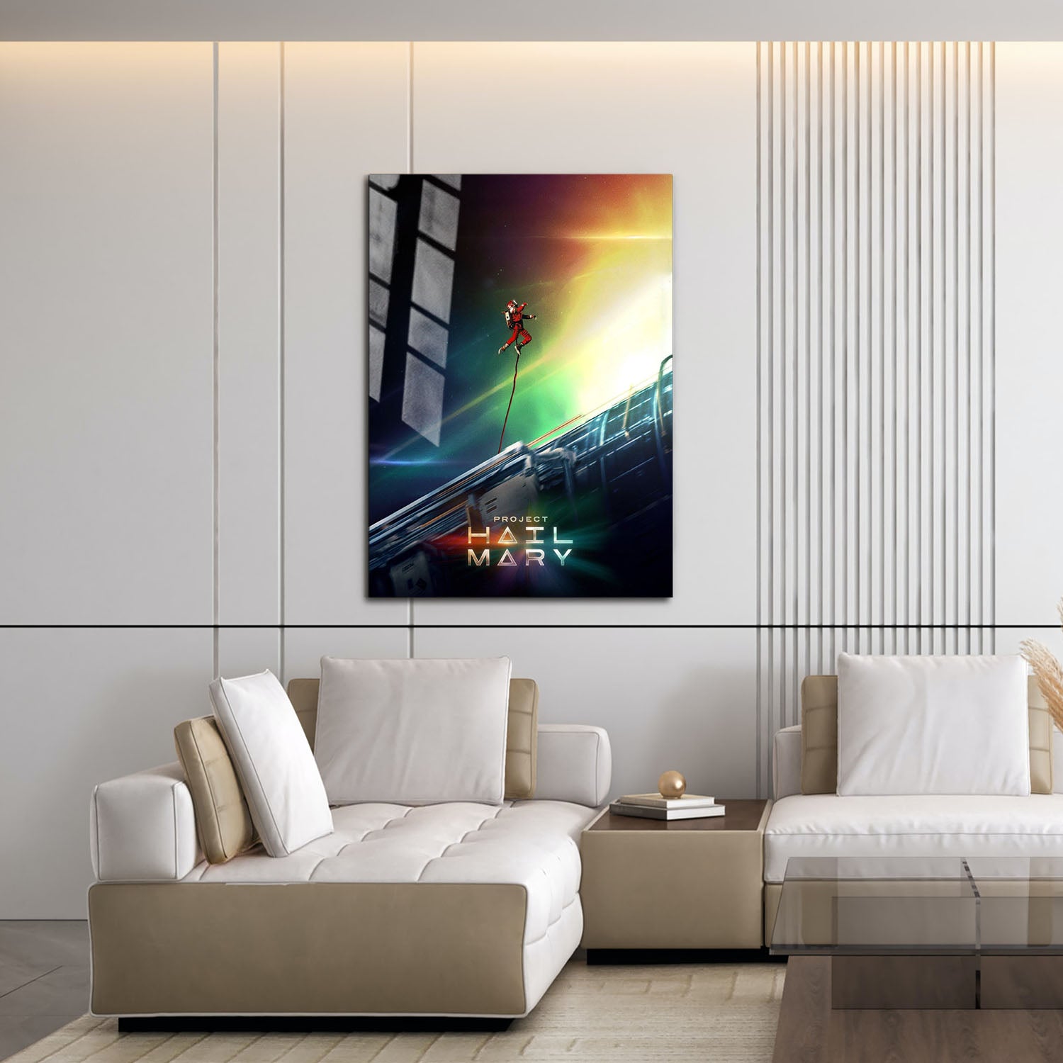 Flex Designs Metal Poster Project Hail Mary Key Visual 16 x 24" Home Goods - Movie 2026 Movie Metal Poster