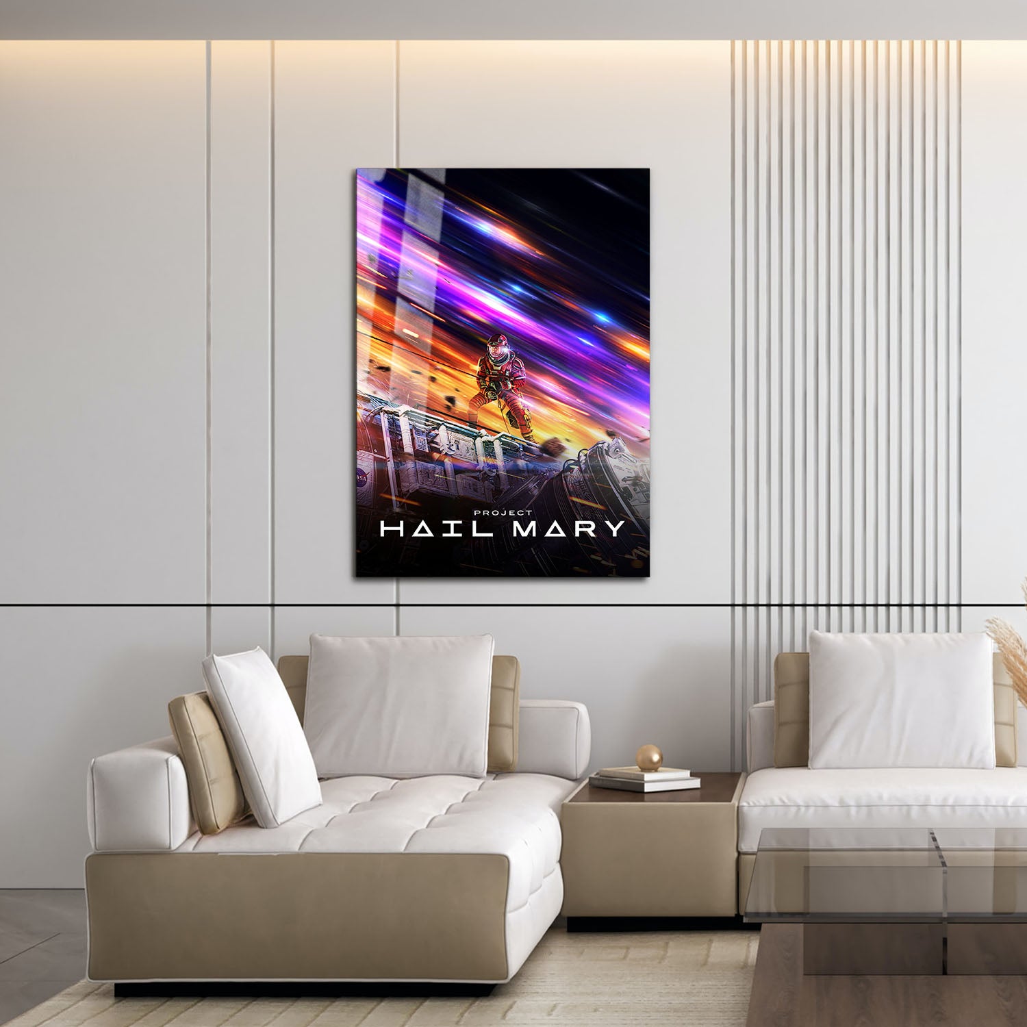 Flex Designs Metal Poster Project Hail Mary Theatrical 16 x 24" Home Goods - Movie 2026 Movie Metal Poster