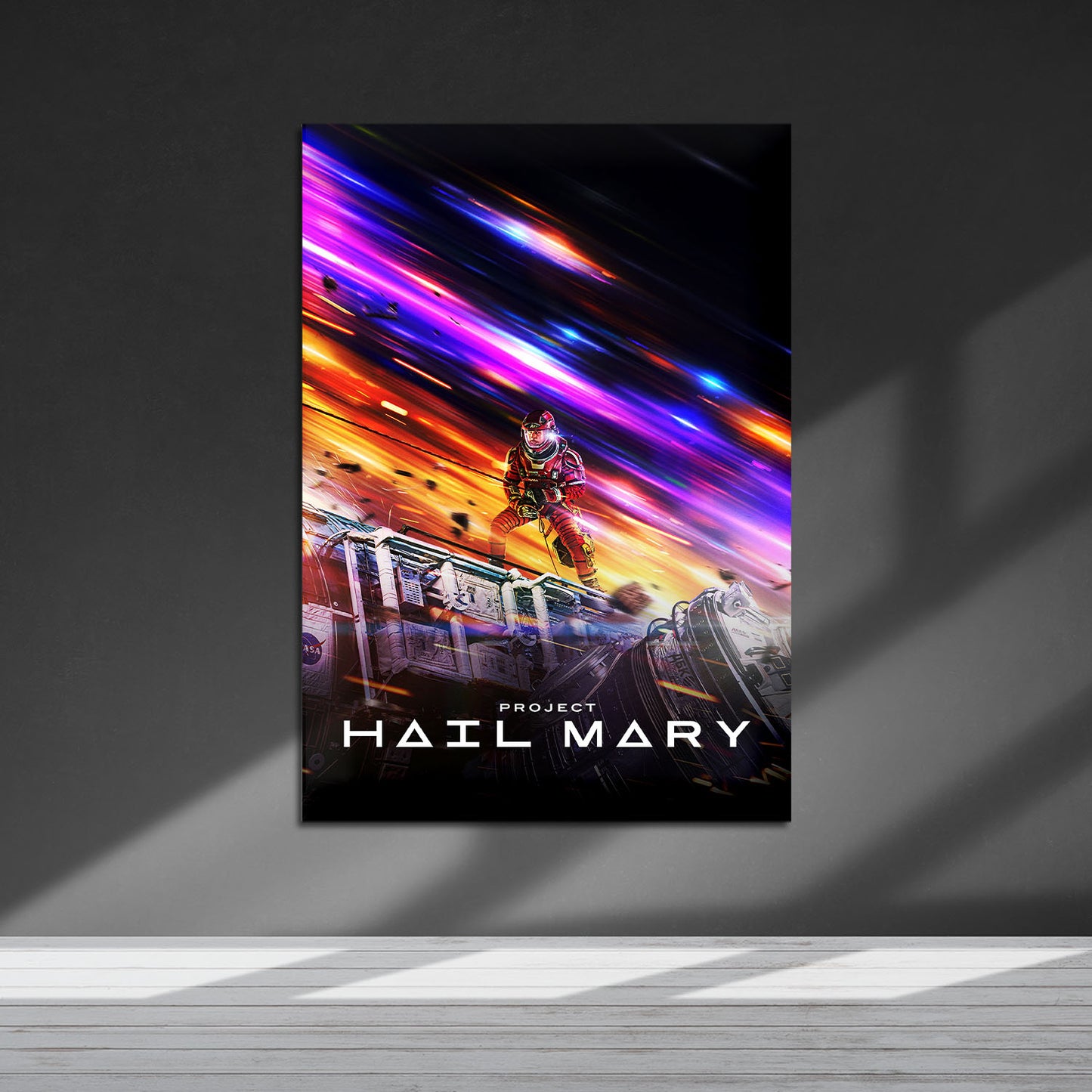Flex Designs Metal Poster Project Hail Mary Theatrical 5 x 7" Home Goods - Movie 2026 Movie Metal Poster