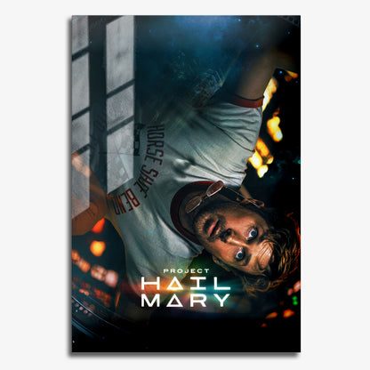 Flex Designs Metal Poster Project Hail Mary 11 x 17" Home Goods - Movie 2026 Movie Metal Poster