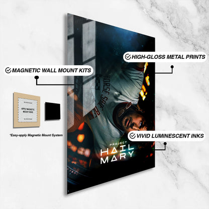 Flex Designs Metal Poster Project Hail Mary 16 x 24" Home Goods - Movie 2026 Movie Metal Poster