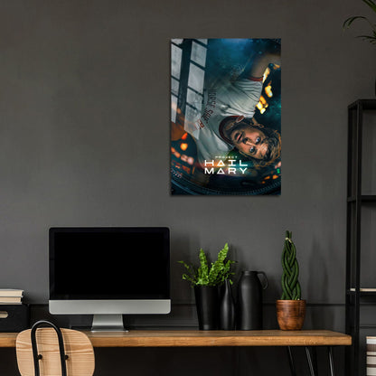 Flex Designs Metal Poster Project Hail Mary 24 x 36" Home Goods - Movie 2026 Movie Metal Poster
