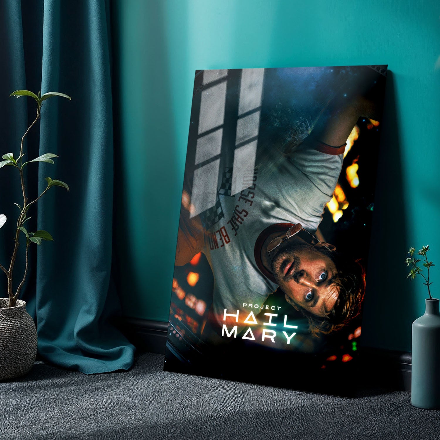 Flex Designs Metal Poster Project Hail Mary 24 x 36" Home Goods - Movie 2026 Movie Metal Poster
