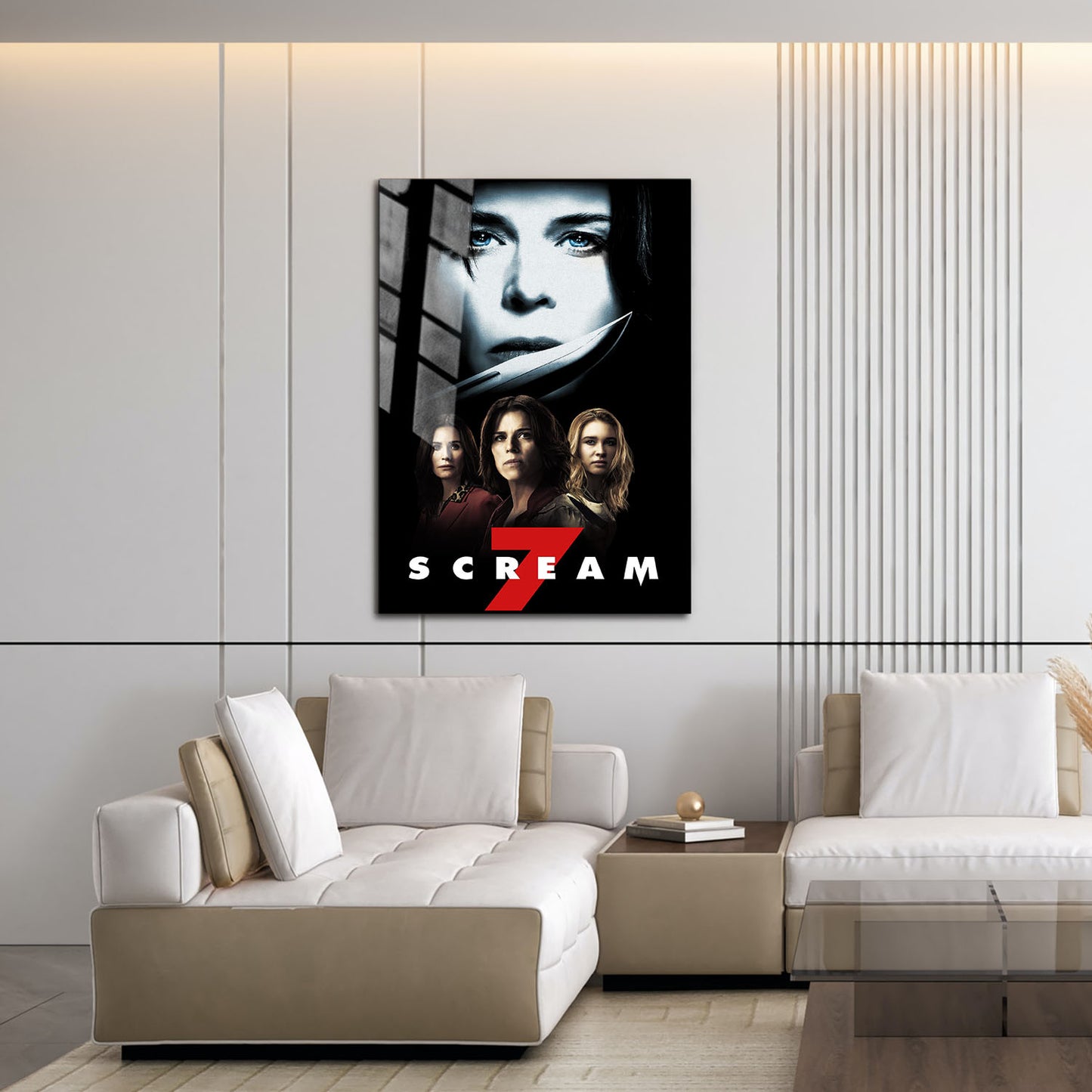 Flex Designs Metal Poster Scream 7 Alternate 16 x 24" Home Goods - Movie 2026 Movie Metal Poster