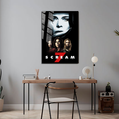 Flex Designs Metal Poster Scream 7 Alternate 5 x 7" Home Goods - Movie 2026 Movie Metal Poster
