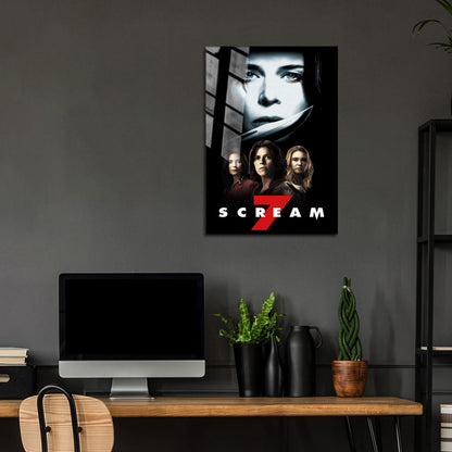 Flex Designs Metal Poster Scream 7 Alternate 24 x 36" Home Goods - Movie 2026 Movie Metal Poster