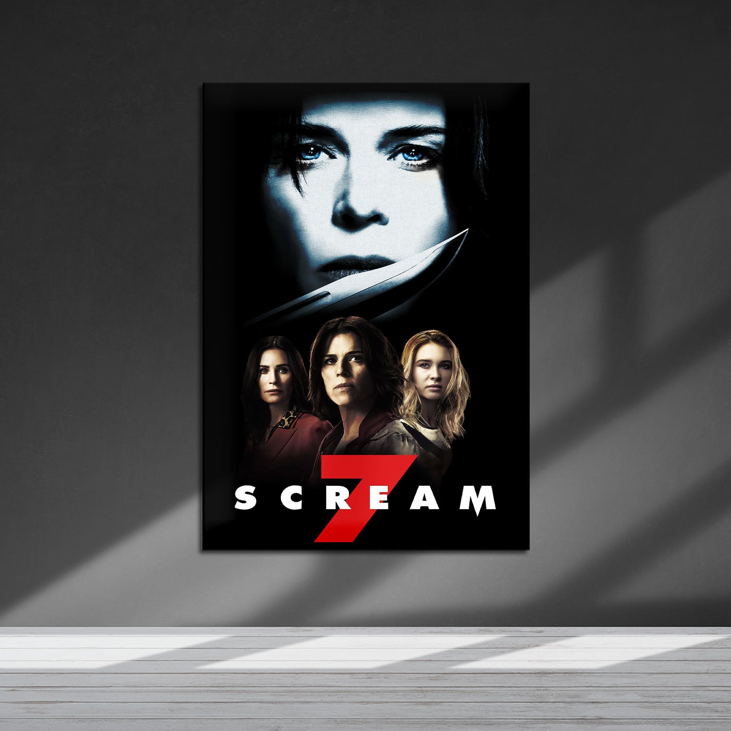 Flex Designs Metal Poster Scream 7 Alternate 5 x 7" Home Goods - Movie 2026 Movie Metal Poster