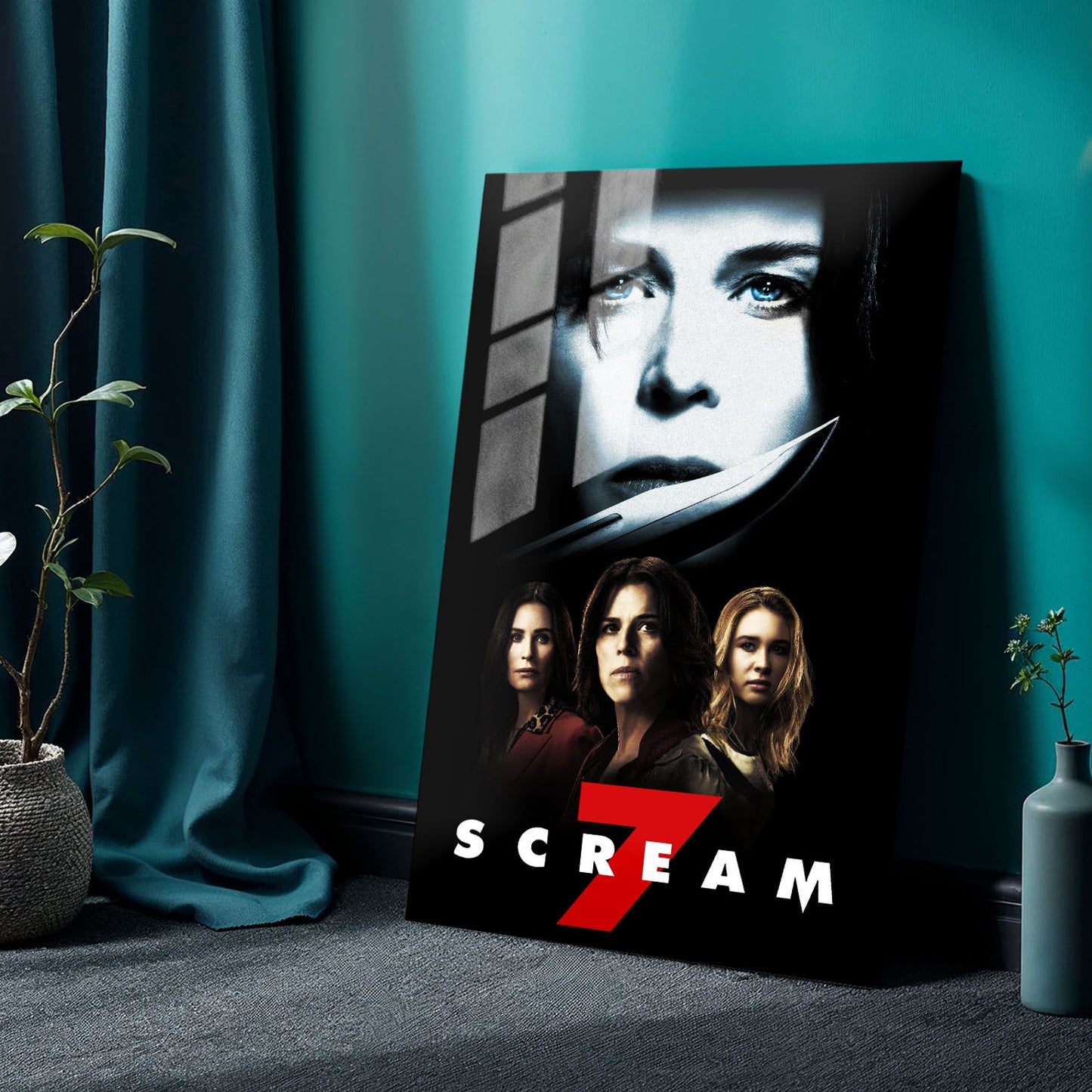 Flex Designs Metal Poster Scream 7 Alternate 24 x 36" Home Goods - Movie 2026 Movie Metal Poster