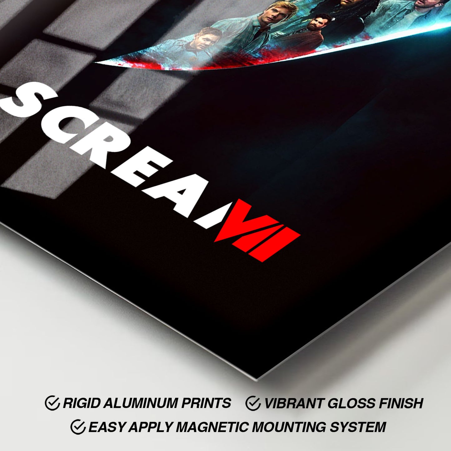 Flex Designs Metal Poster Scream 7 Key Visual 11 x 17" Home Goods - Movie 2026 Movie Metal Poster