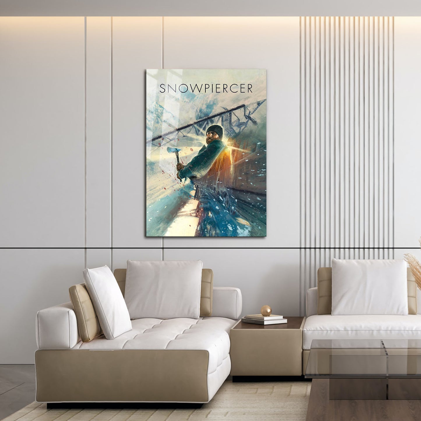 Flex Designs Metal Poster Snowpiercer Sketch 16 x 24" Home Goods - Movie 2013 Movie Metal Poster