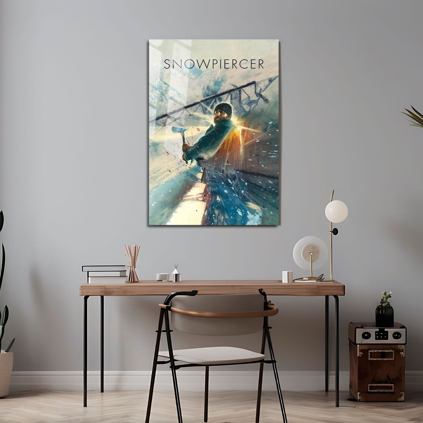 Flex Designs Metal Poster Snowpiercer Sketch 5 x 7" Home Goods - Movie 2013 Movie Metal Poster