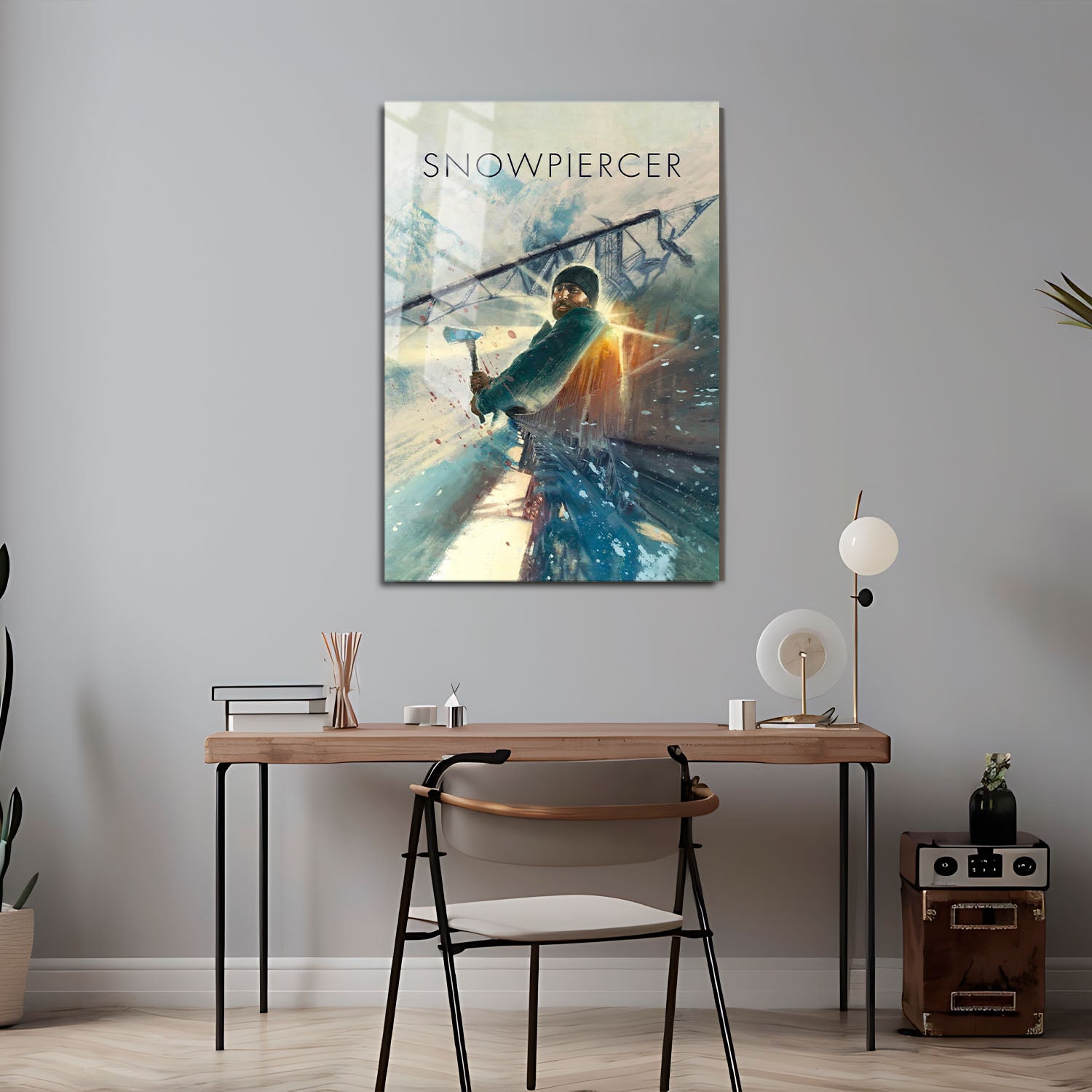 Flex Designs Metal Poster Snowpiercer Sketch 5 x 7" Home Goods - Movie 2013 Movie Metal Poster