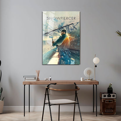 Flex Designs Metal Poster Snowpiercer Sketch 5 x 7" Home Goods - Movie 2013 Movie Metal Poster