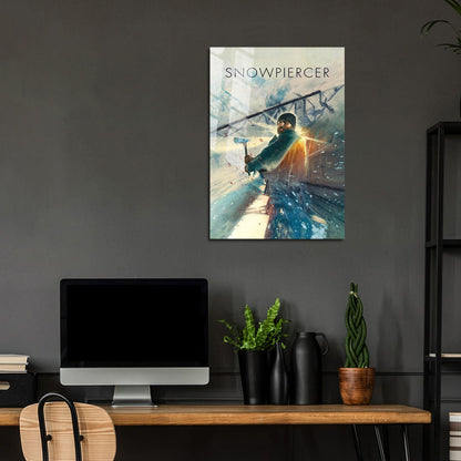 Flex Designs Metal Poster Snowpiercer Sketch 24 x 36" Home Goods - Movie 2013 Movie Metal Poster