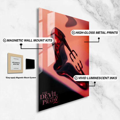 Flex Designs Metal Poster The Devil Wears Prada 2 Cartoon 16 x 24" Home Goods - Movie 2026 Movie Metal Poster