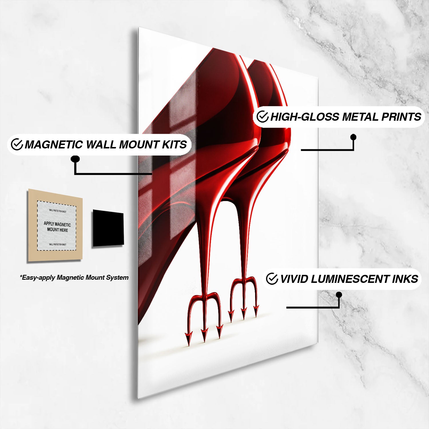 Flex Designs Metal Poster The Devil Wears Prada 2 Key Art 16 x 24" Home Goods - Movie 2026 Movie Metal Poster