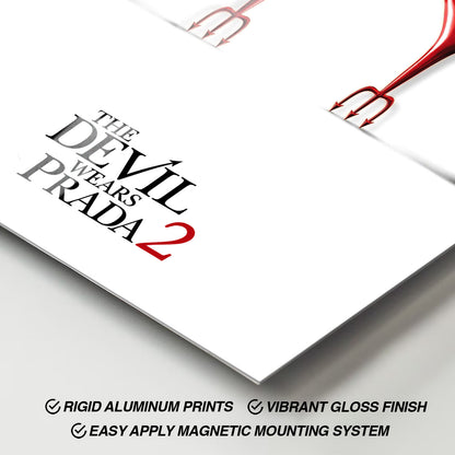 Flex Designs Metal Poster The Devil Wears Prada 2 11 x 17" Home Goods - Movie 2026 Movie Metal Poster