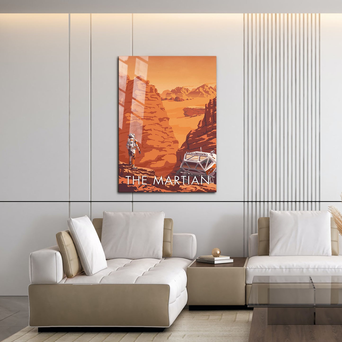 Flex Designs Metal Poster The Martian Cartoon 16 x 24" Home Goods - Movie 2015 Movie Metal Poster