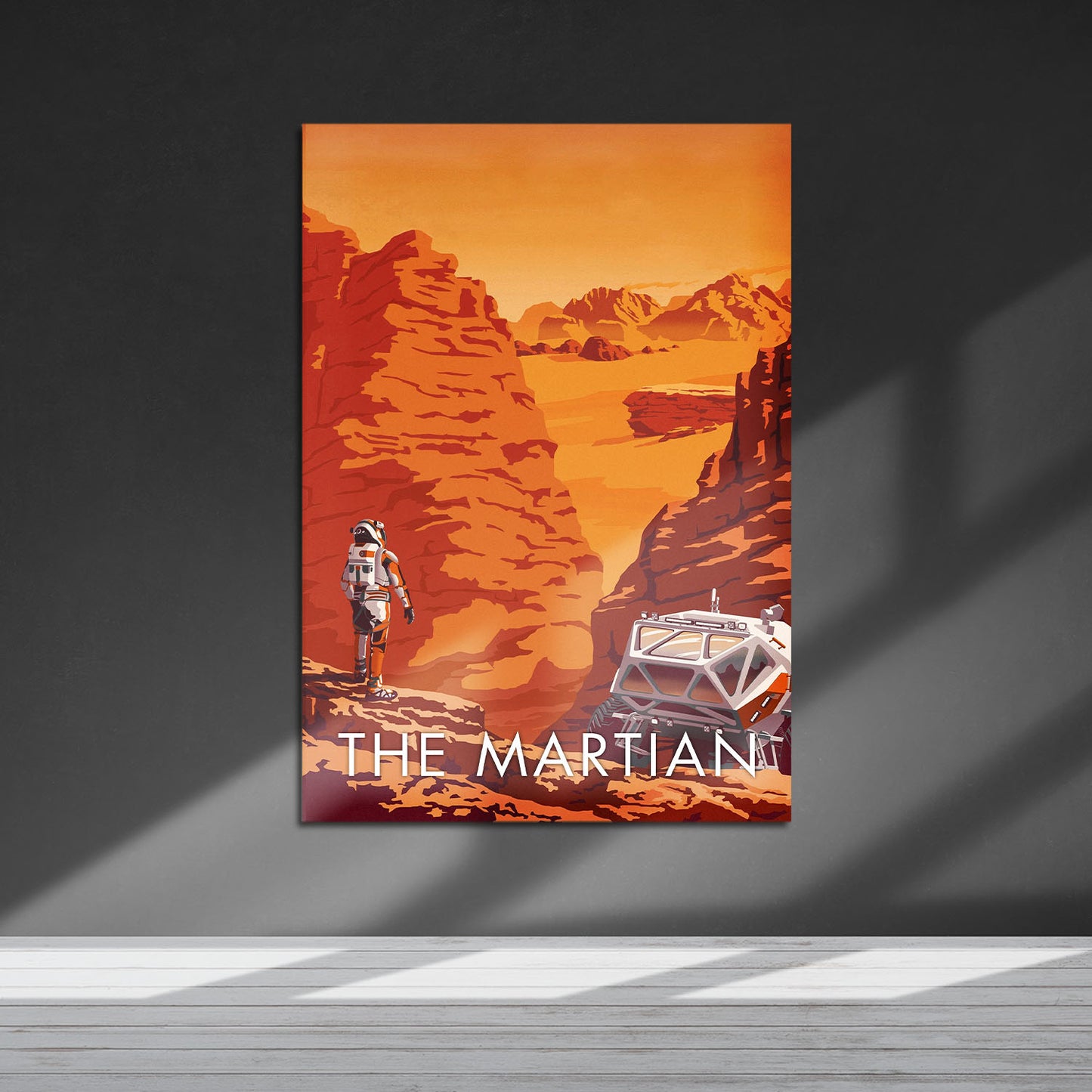 Flex Designs Metal Poster The Martian Cartoon 5 x 7" Home Goods - Movie 2015 Movie Metal Poster