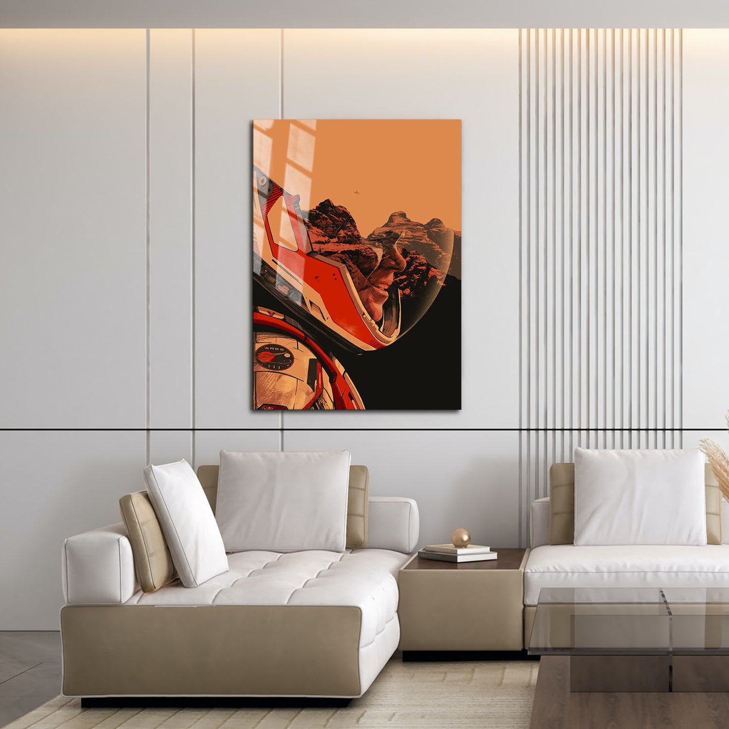 Flex Designs Metal Poster The Martian Key Visual 16 x 24" Home Goods - Movie 2015 Movie Metal Poster