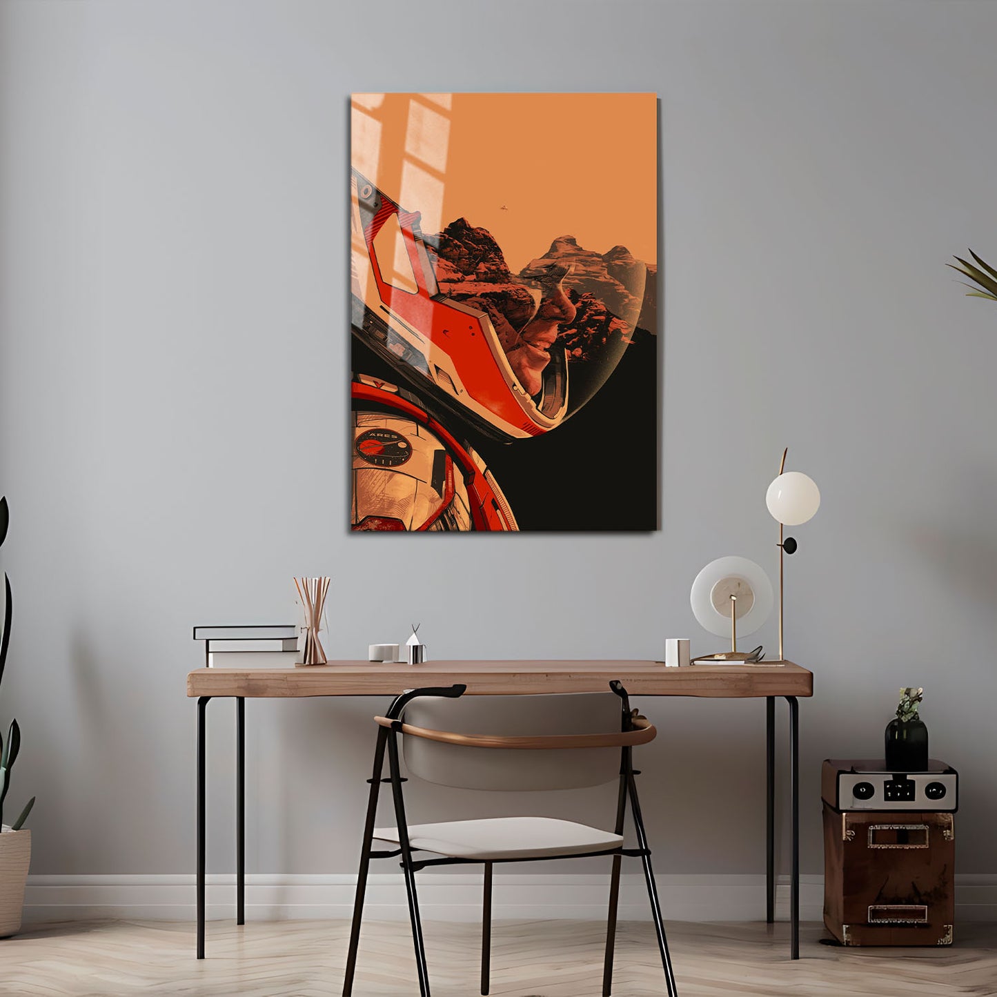 Flex Designs Metal Poster The Martian Key Visual 5 x 7" Home Goods - Movie 2015 Movie Metal Poster