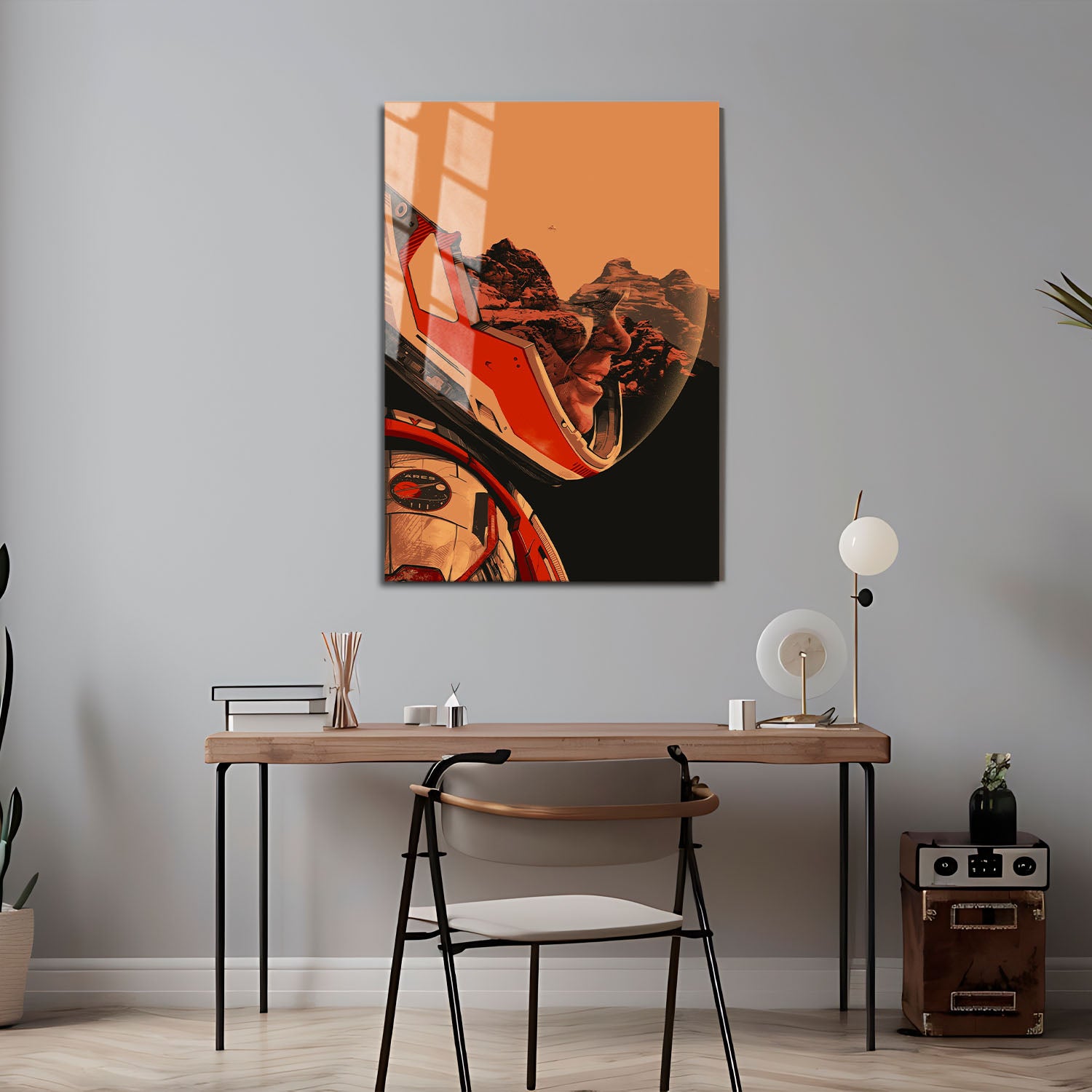 Flex Designs Metal Poster The Martian Key Visual 5 x 7" Home Goods - Movie 2015 Movie Metal Poster