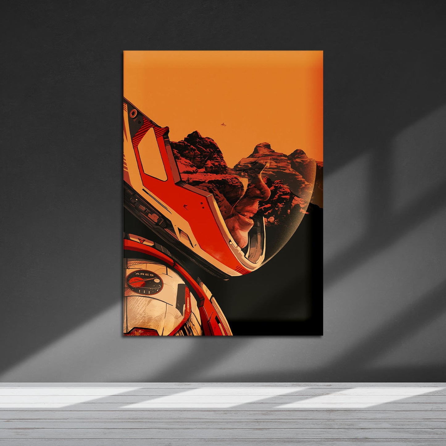 Flex Designs Metal Poster The Martian Key Visual 5 x 7" Home Goods - Movie 2015 Movie Metal Poster