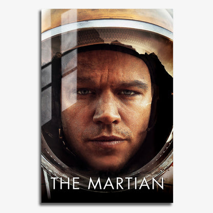Flex Designs Metal Poster The Martian Matt Damon 11 x 17" Home Goods - Movie 2015 Movie Metal Poster