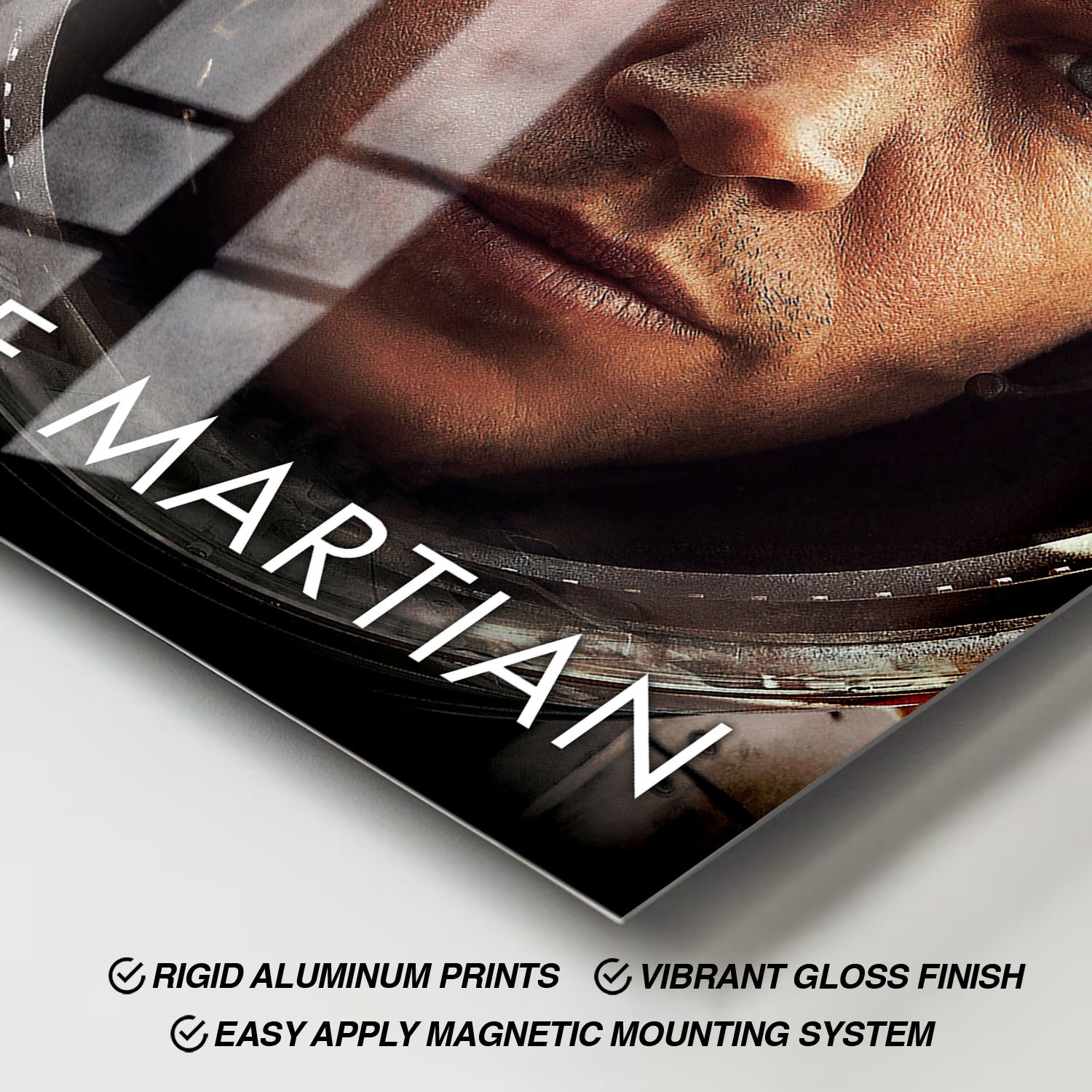 Flex Designs Metal Poster The Martian Matt Damon 11 x 17" Home Goods - Movie 2015 Movie Metal Poster