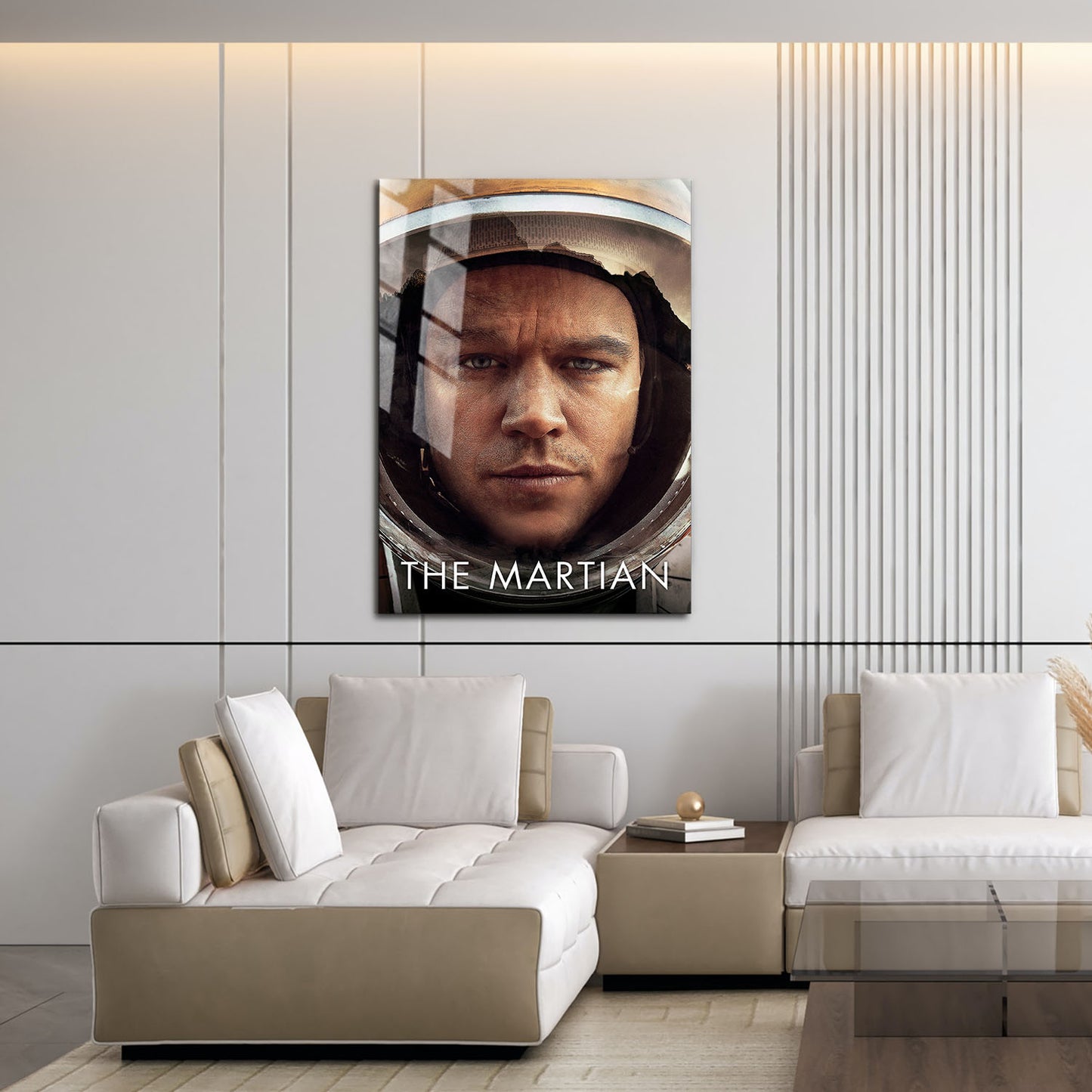 Flex Designs Metal Poster The Martian Matt Damon 16 x 24" Home Goods - Movie 2015 Movie Metal Poster