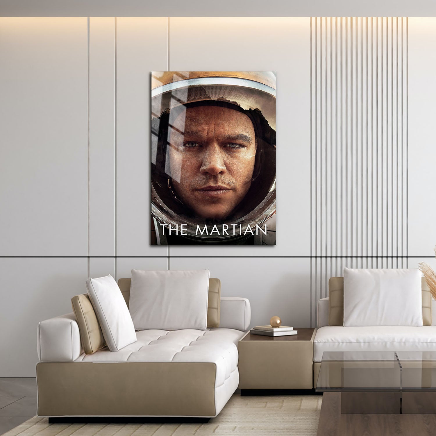Flex Designs Metal Poster The Martian Matt Damon 16 x 24" Home Goods - Movie 2015 Movie Metal Poster
