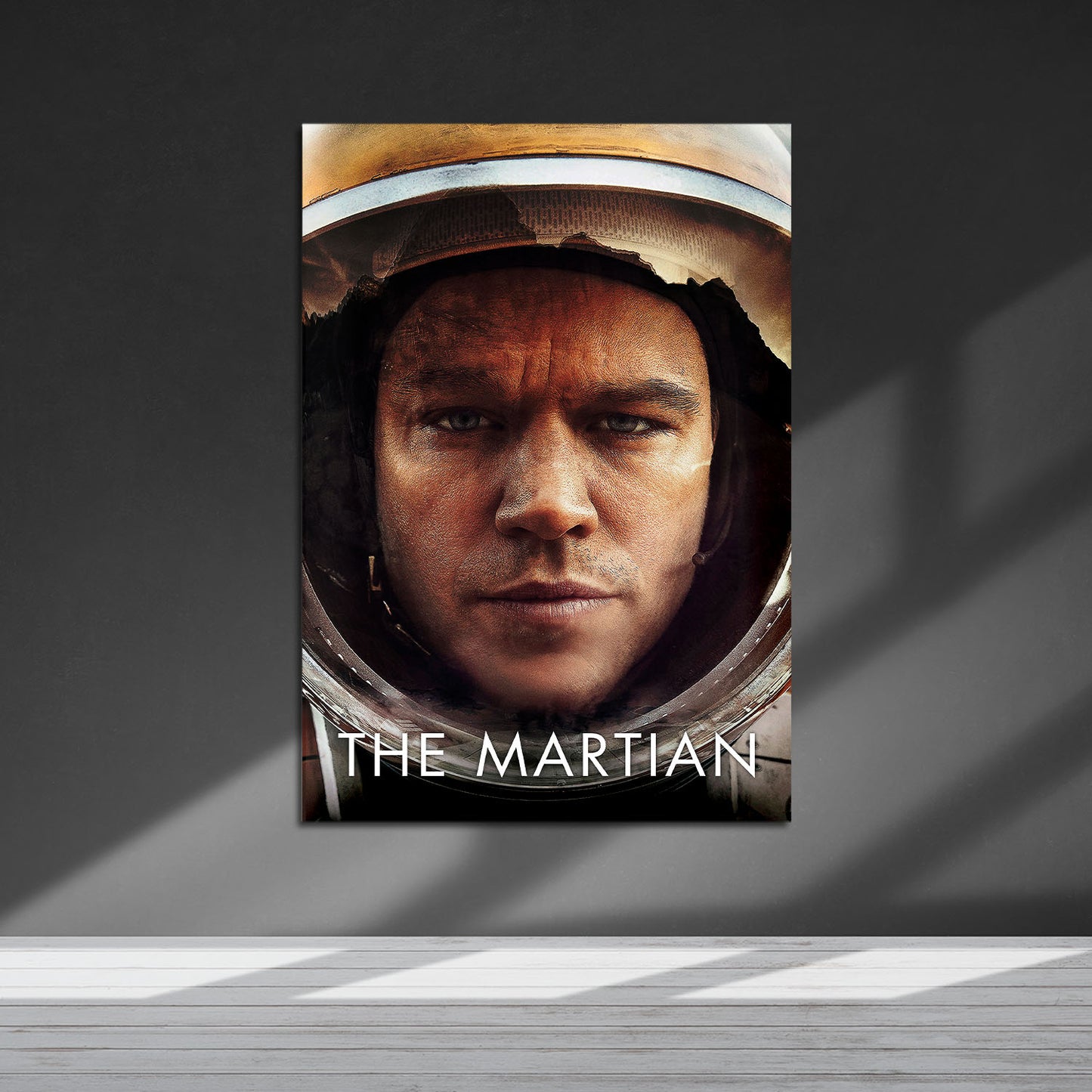 Flex Designs Metal Poster The Martian Matt Damon 5 x 7" Home Goods - Movie 2015 Movie Metal Poster
