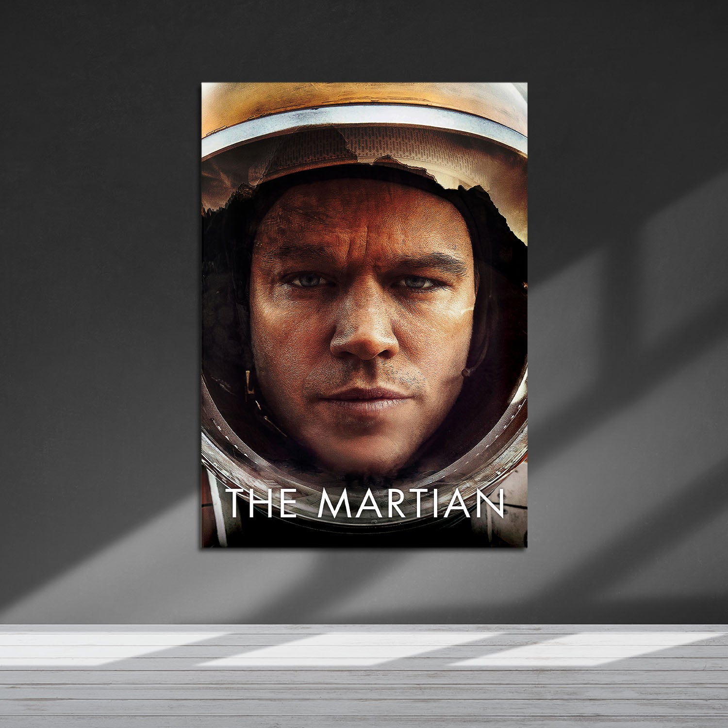 Flex Designs Metal Poster The Martian Matt Damon 5 x 7" Home Goods - Movie 2015 Movie Metal Poster