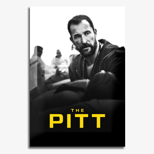 Flex Designs Metal Poster The Pitt Theatrical 11 x 17" Home Goods - Movie 2025 Movie Metal Poster