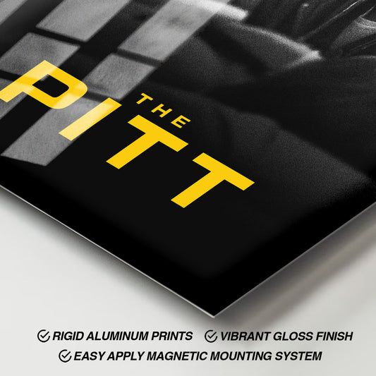 Flex Designs Metal Poster The Pitt Theatrical 11 x 17" Home Goods - Movie 2025 Movie Metal Poster