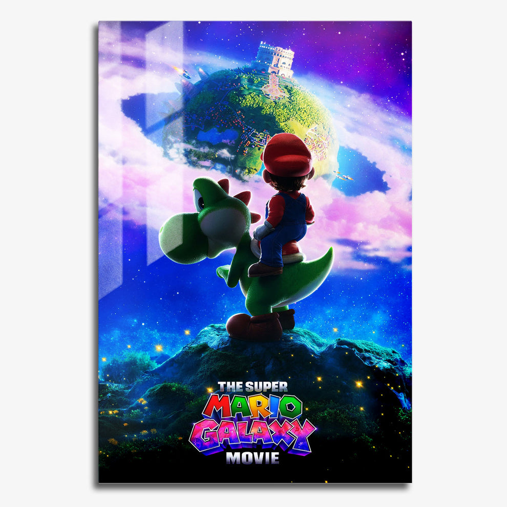 The Super Mario Galaxy Movie Cinematic Metal Poster Movie Metal Poster ...