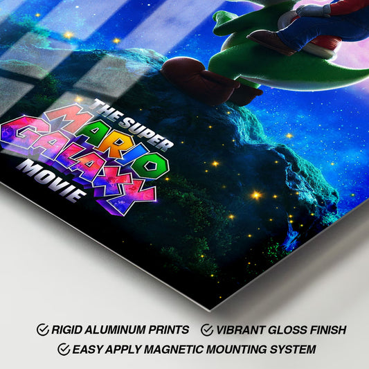 Flex Designs Metal Poster The Super Mario Galaxy Movie Cinematic 11 x 17" Home Goods - Movie 2026 Movie Metal Poster
