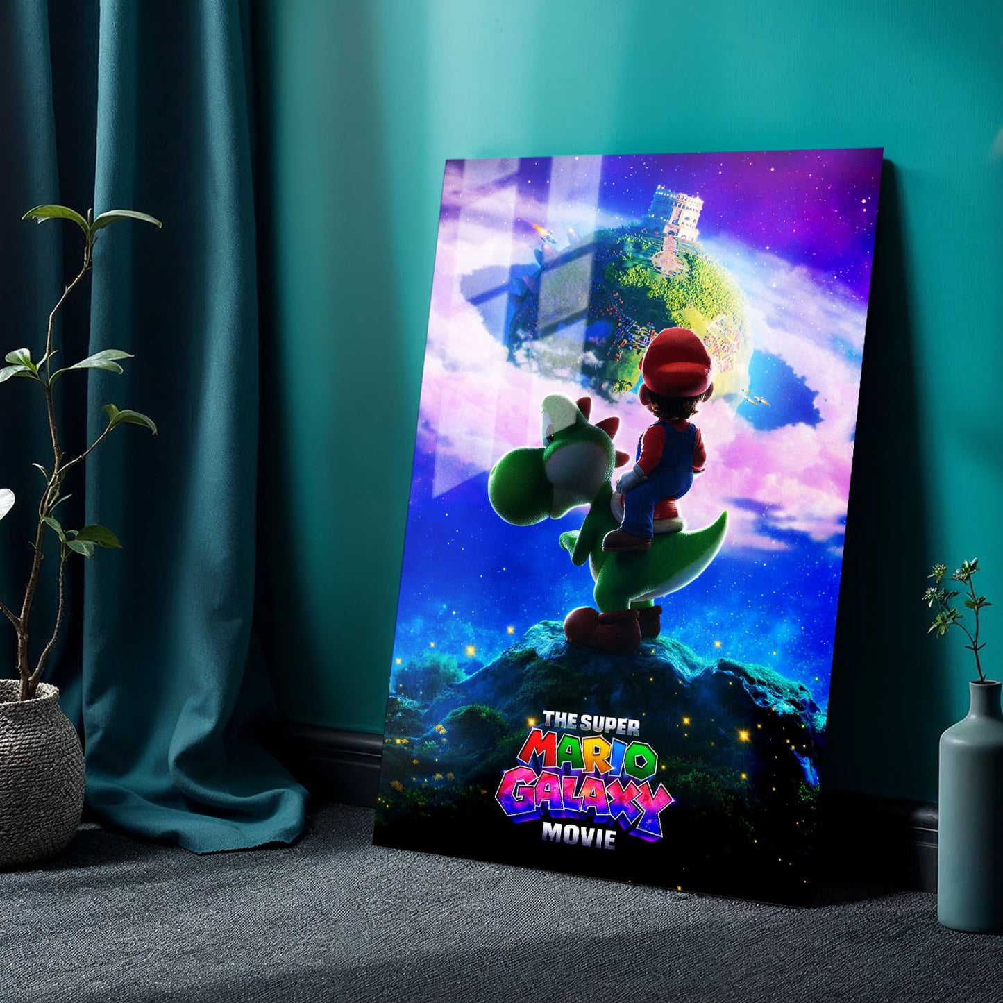 Flex Designs Metal Poster The Super Mario Galaxy Movie Cinematic 24 x 36" Home Goods - Movie 2026 Movie Metal Poster