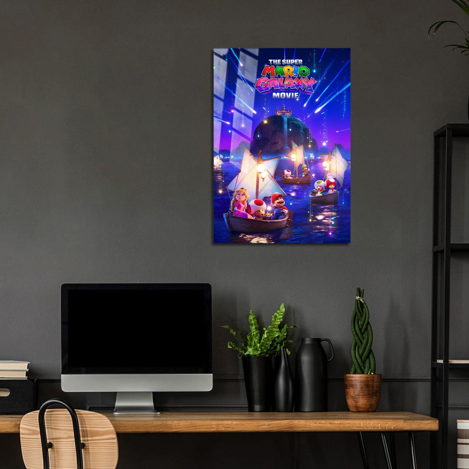 Flex Designs Metal Poster The Super Mario Galaxy Movie Theatrical 24 x 36" Home Goods - Movie 2026 Movie Metal Poster