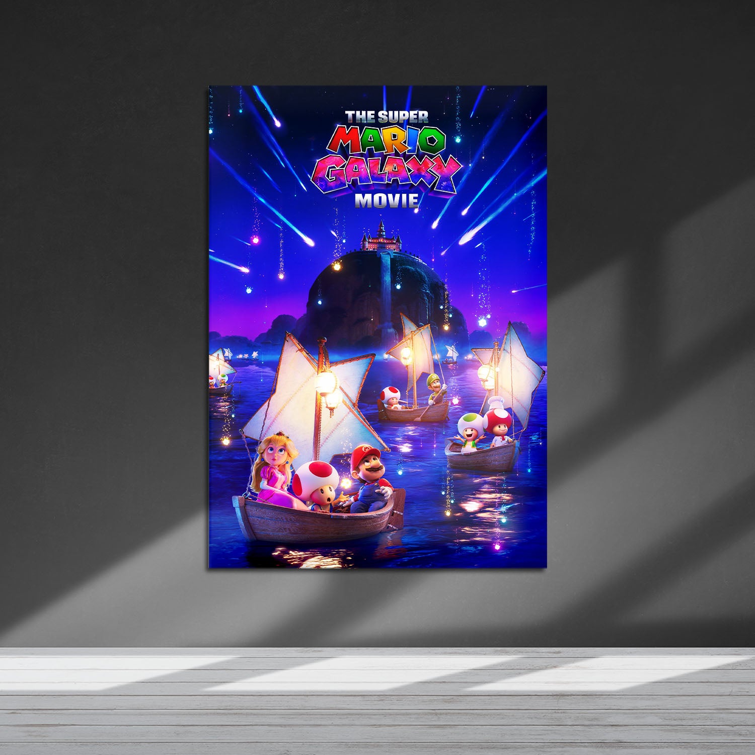 Flex Designs Metal Poster The Super Mario Galaxy Movie Theatrical 5 x 7" Home Goods - Movie 2026 Movie Metal Poster