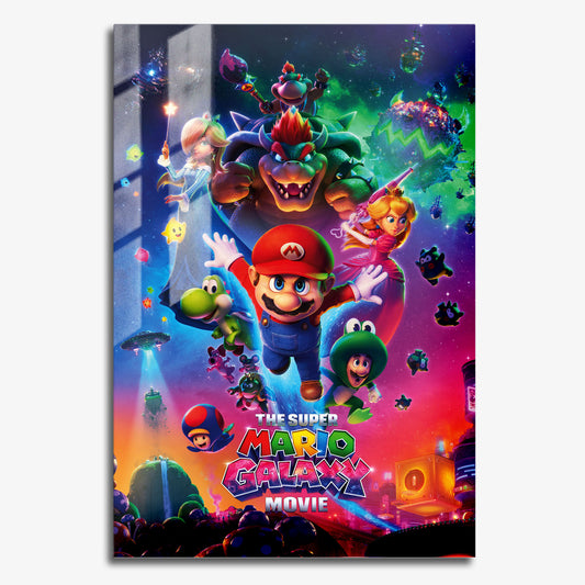 Flex Designs Metal Poster The Super Mario Galaxy Movie 11 x 17" Home Goods - Movie 2026 Movie Metal Poster