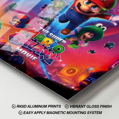 Flex Designs Metal Poster The Super Mario Galaxy Movie 11 x 17" Home Goods - Movie 2026 Movie Metal Poster