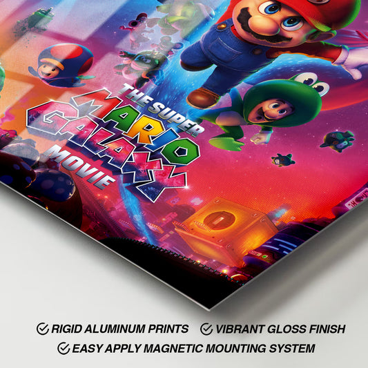 Flex Designs Metal Poster The Super Mario Galaxy Movie 11 x 17" Home Goods - Movie 2026 Movie Metal Poster