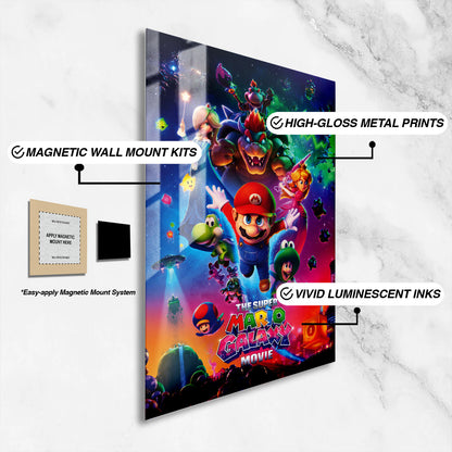 Flex Designs Metal Poster The Super Mario Galaxy Movie 16 x 24" Home Goods - Movie 2026 Movie Metal Poster