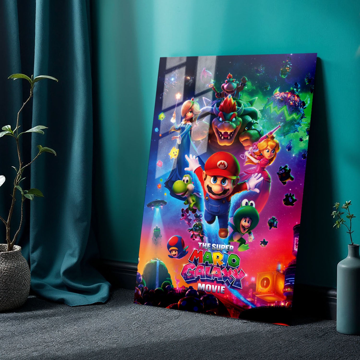 Flex Designs Metal Poster The Super Mario Galaxy Movie 24 x 36" Home Goods - Movie 2026 Movie Metal Poster
