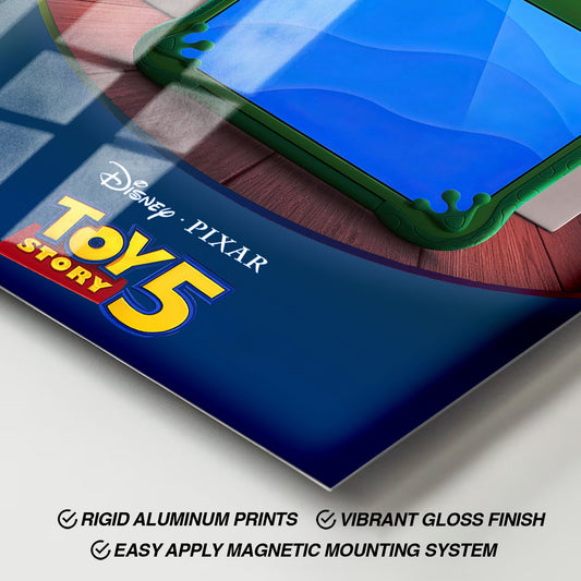 Flex Designs Metal Poster Toy Story 5 11 x 17" Home Goods - Movie 2026 Movie Metal Poster